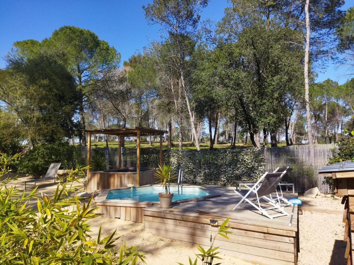 Maison 5 Personnes En Garrigue - Piscine-Spa Prive Langlade Eksteriør bilde