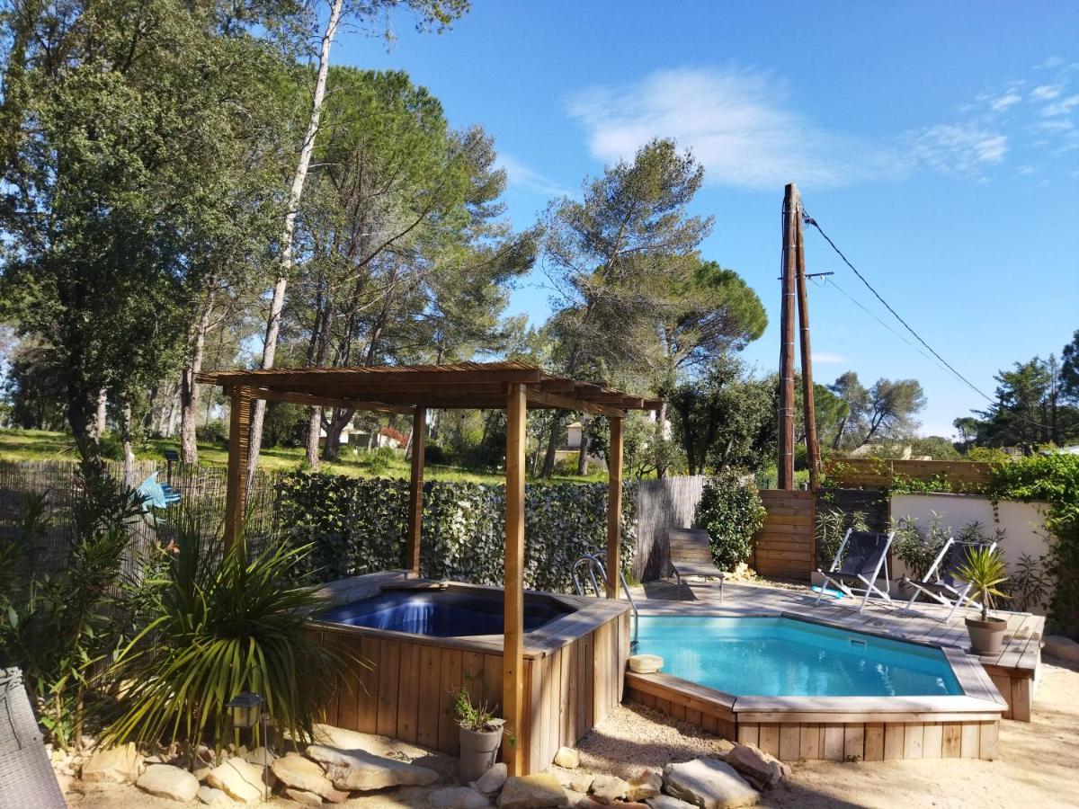 Maison 5 Personnes En Garrigue - Piscine-Spa Prive Langlade Eksteriør bilde