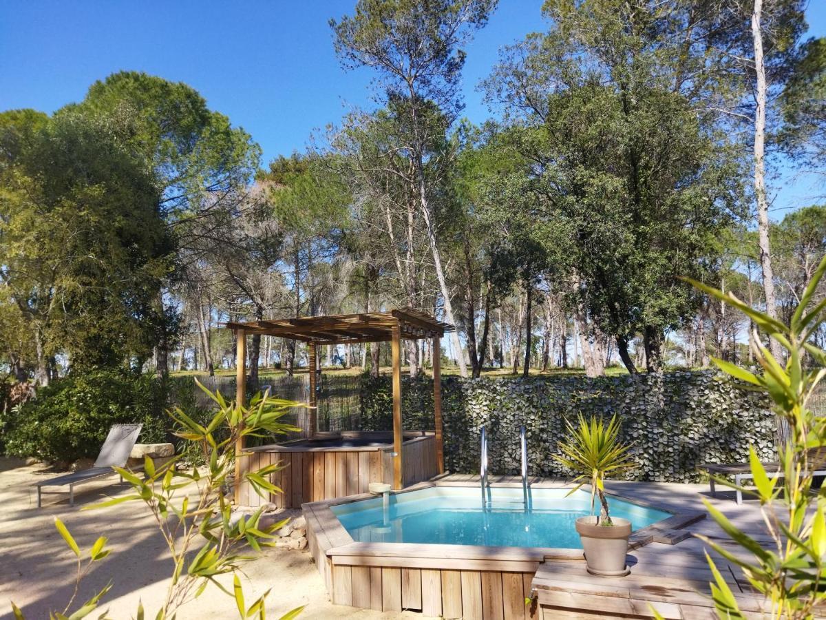 Maison 5 Personnes En Garrigue - Piscine-Spa Prive Langlade Eksteriør bilde